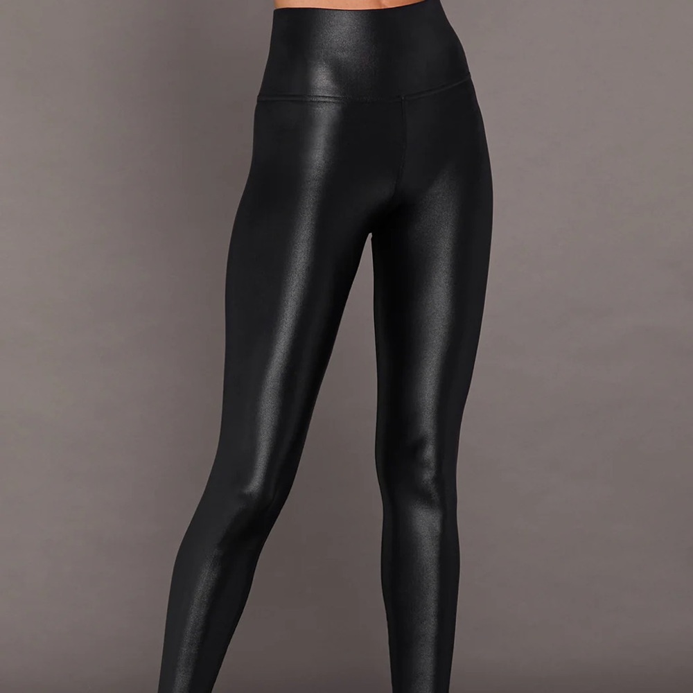 Carbon 38 Black Shine Leggings